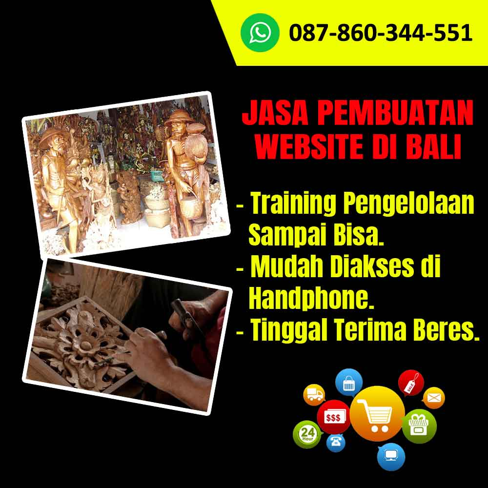 Jasa Pembuatan Website Kerajinan Patung Kayu di Bali