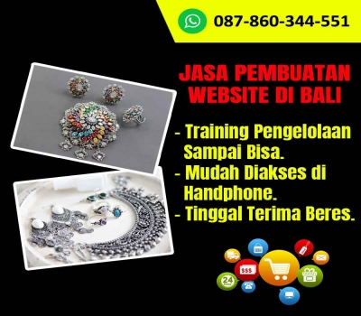 Jasa Pembuatan Website Kerajinan Perhiasan Perak di Bali