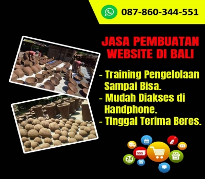 Jasa Pembuatan Website Kerajinan Pot Tanah Liat Di Bali