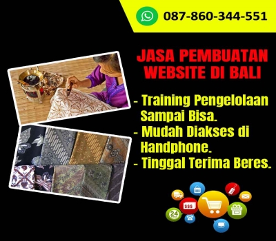 Jasa Pembuatan Website di Bali Untuk Kerajinan Batik